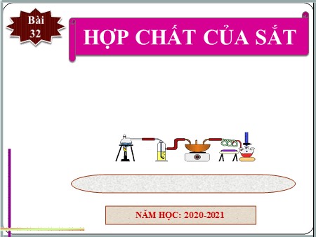 Bài giảng Hóa học Lớp 12 - Bài 32: Hợp chất của sắt