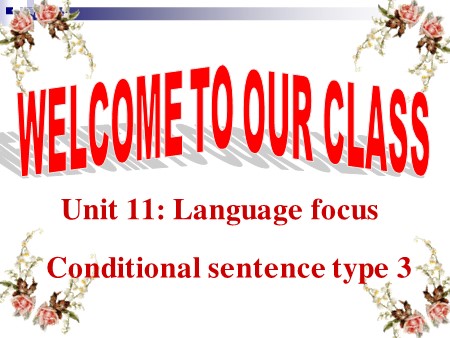 Bài giảng Tiếng Anh Lớp 10 - Unit 11: Language focus