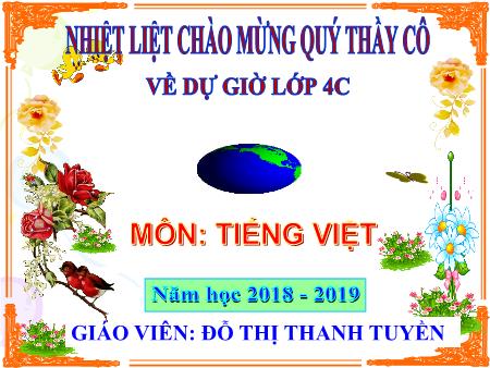 Bài giảng Tiếng Việt Lớp 4 - Bài: Điều ước của vua Mi-Đát