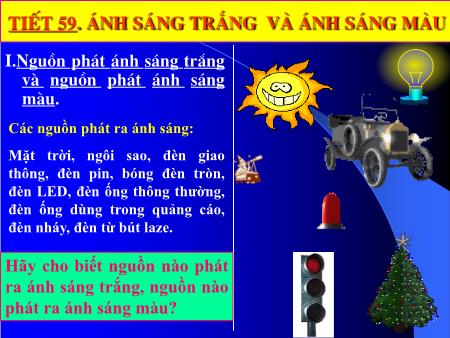 Cách tạo ra ánh sáng màu