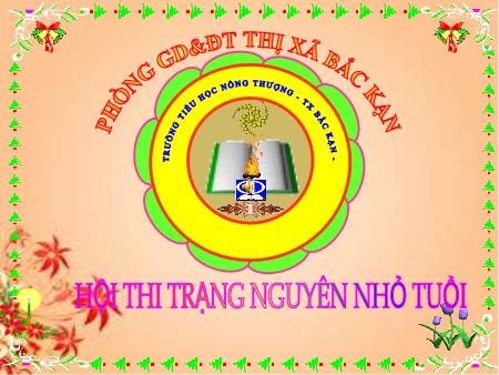 Hội thi Trạng nguyên nhỏ tuổi Khối Tiểu học