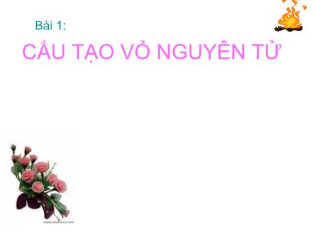 Bài giảng Hóa học Lớp 10 - Bài 1: Cấu tạo vỏ nguyên tử - Trường THPT Quang Trung