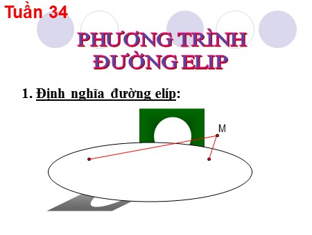Bài giảng Toán Lớp 10 - Phương trình đường Elip