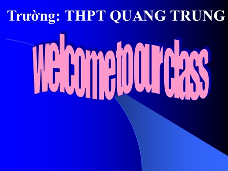 Bài giảng Địa lí Lớp 11 - Bài 5: Một số vấn đề của châu lục và khu vực (Tiết 1) - Trường THPT Quang Trung