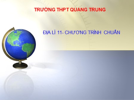 Bài giảng Địa lí Lớp 11 - Tiết 1, Bài 1: Sự tương phản về trình độ phát triển KTXH của các nhóm nước. Cuộc cách mạng KH&CN hiện đại