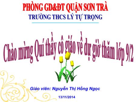 Bài giảng Tin học Lớp 9 - Bài 6: Bảo vệ thông tin máy tính (tiết 1) - Nguyễn Thị Hồng Ngọc